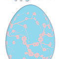 Cherry Blossom Easter Egg Mixed Media by Moira Law Cherry Blossom Easter Egg Mixed Media by Moira Law