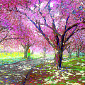 Cherry Blossom Painting by Jane Small Cherry Blossom Painting by Jane Small