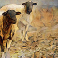 Chester County Goats Digital Art by Susan Maxwell Schmidt Chester County Goats Digital Art by Susan Maxwell Schmidt