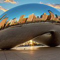 Chicago Cloud Gate at Sunrise Photograph by Sebastian Musial Chicago Cloud Gate at Sunrise Photograph by Sebastian Musial