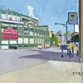 Chicago Cubs at Wrigley Field - Chicago, Illinois by Paul Strahm