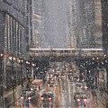 Chicago L Train by Tom Shropshire