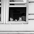 Children at the Window by Valerie Collins