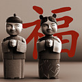 Chinese Statues_Sepia by Heike Remy Chinese Statues_Sepia by Heike Remy
