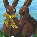 Chocolate Bunnies by Follow Themoonart