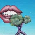 Chomp Painting by Vicki Noble Chomp Painting by Vicki Noble