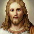 Christ with Sacred Heart Painting by Kurt Wenner Christ with Sacred Heart Painting by Kurt Wenner