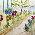 Christinas Garden at GBV Painting by Roxy Rich Christinas Garden at GBV Painting by Roxy Rich
