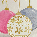 Christmas Balls Painting by Lisa Neuman Christmas Balls Painting by Lisa Neuman