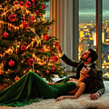 Christmas Eve in the City That Never Snoozes by Chas Sinklier