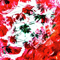 Christmas Floral Painting by Anna Adams Christmas Floral Painting by Anna Adams