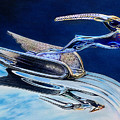 Chrome Ram Drawing by David Neace Chrome Ram Drawing by David Neace