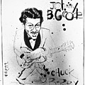 Chuck Berry Drawing by Phil Mckenney Chuck Berry Drawing by Phil Mckenney