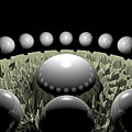 Circle of 3D Spheres Digital Art by Phil Perkins Circle of 3D Spheres Digital Art by Phil Perkins