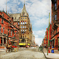 City - Cincinnati, OH - Elm Street 1900 Photograph by Mike Savad City - Cincinnati, OH - Elm Street 1900 Photograph by Mike Savad