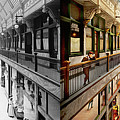City - Cleveland, OH - The Colonial Aracde 1908 - Side by Side Photograph by Mike Savad