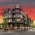 City - Kingston, NY - The Kirkland Hotel Photograph by Mike Savad City - Kingston, NY - The Kirkland Hotel Photograph by Mike Savad