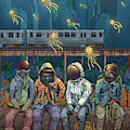 City Lights Digital Art by EvanArt - Evan Miller City Lights Digital Art by EvanArt - Evan Miller