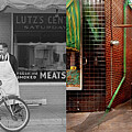 City - Lititz PA - I used to work for peanuts 1942 - Side by Side Photograph by Mike Savad City - Lititz PA - I used to work for peanuts 1942 - Side by Side Photograph by Mike Savad