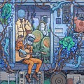 City Train Digital Art by EvanArt - Evan Miller City Train Digital Art by EvanArt - Evan Miller