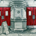 Classic Movie Theater Painting by Kelly Mills Classic Movie Theater Painting by Kelly Mills