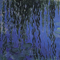 Claude Monet Water Lilies and Weeping Willow Branches Painting by MotionAge Designs Claude Monet Water Lilies and Weeping Willow Branches Painting by MotionAge Designs