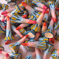 Pileup of Decorative Clay Cones by Lorena Cassady