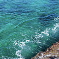 Clear seawater flows over the rocks 2 Photograph by Adriana Mueller Clear seawater flows over the rocks 2 Photograph by Adriana Mueller