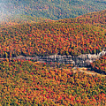 Cliffs on Cold Mountain in Panthertown Valley in Nantahala National Forest Aerial View by David Oppenheimer