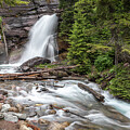 Climbing at Baring Falls by Robert Carter