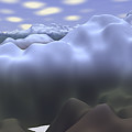 Cloud Mountains Digital Art by Bernie Sirelson Cloud Mountains Digital Art by Bernie Sirelson