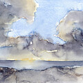 Clouds over the sea 3 Painting by Adriana Mueller Clouds over the sea 3 Painting by Adriana Mueller