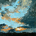 Cloudscape Stormy Sky at the Front Range Colorado in August Painting by Patricia Awapara Cloudscape Stormy Sky at the Front Range Colorado in August Painting by Patricia Awapara