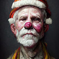 Clown Santa Clause Digital Art by Trevor Slauenwhite Clown Santa Clause Digital Art by Trevor Slauenwhite