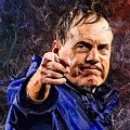 Coach Bill Stephen Belichick Portrait Digital Art by Scott Wallace Digital Designs Coach Bill Stephen Belichick Portrait Digital Art by Scott Wallace Digital Designs