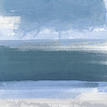 Coastal- abstract landscape painting Painting by Linda Woods Coastal- abstract landscape painting Painting by Linda Woods