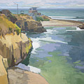 Coastal La Jolla at Children's Pool - San Diego, California by Paul Strahm
