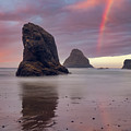 Coastal Rainbow Digital Art by Michael Rauwolf Coastal Rainbow Digital Art by Michael Rauwolf
