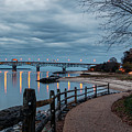 Coleman Bridge at Dusk by Rachel Morrison