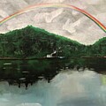 Collin's Pond, Rainbow by Jam Art