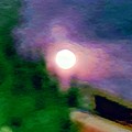 Colorado Supermoon August by Mars Besso