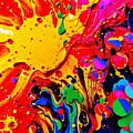 Colorful Abstract Splashes by Tony Rubino