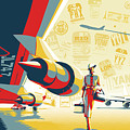 Come Fly With Me Painting by Sassan Filsoof Come Fly With Me Painting by Sassan Filsoof