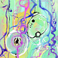 Contemporary Abstract - Crossing Paths No. 1 - Modern Artwork Painting Painting by Patricia Awapara Contemporary Abstract - Crossing Paths No. 1 - Modern Artwork Painting Painting by Patricia Awapara