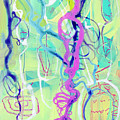 Contemporary Abstract - Crossing Paths No. 2 - Modern Artwork Painting No. 3 Painting by Patricia Awapara Contemporary Abstract - Crossing Paths No. 2 - Modern Artwork Painting No. 3 Painting by Patricia Awapara