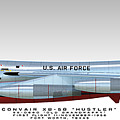 Convair XB-58 Profile Digital Art by John Matthews