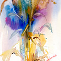 Corn Stalks Painting by P Anthony Visco Corn Stalks Painting by P Anthony Visco