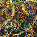 Cosmic Cells Painting by Sylvia Becker-Hill Cosmic Cells Painting by Sylvia Becker-Hill