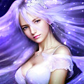 Cosmic Girl of Mystery Digital Art by Shawn Dall