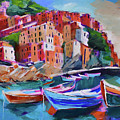 Coastal Charm - Cinque Terre  by Elise Palmigiani